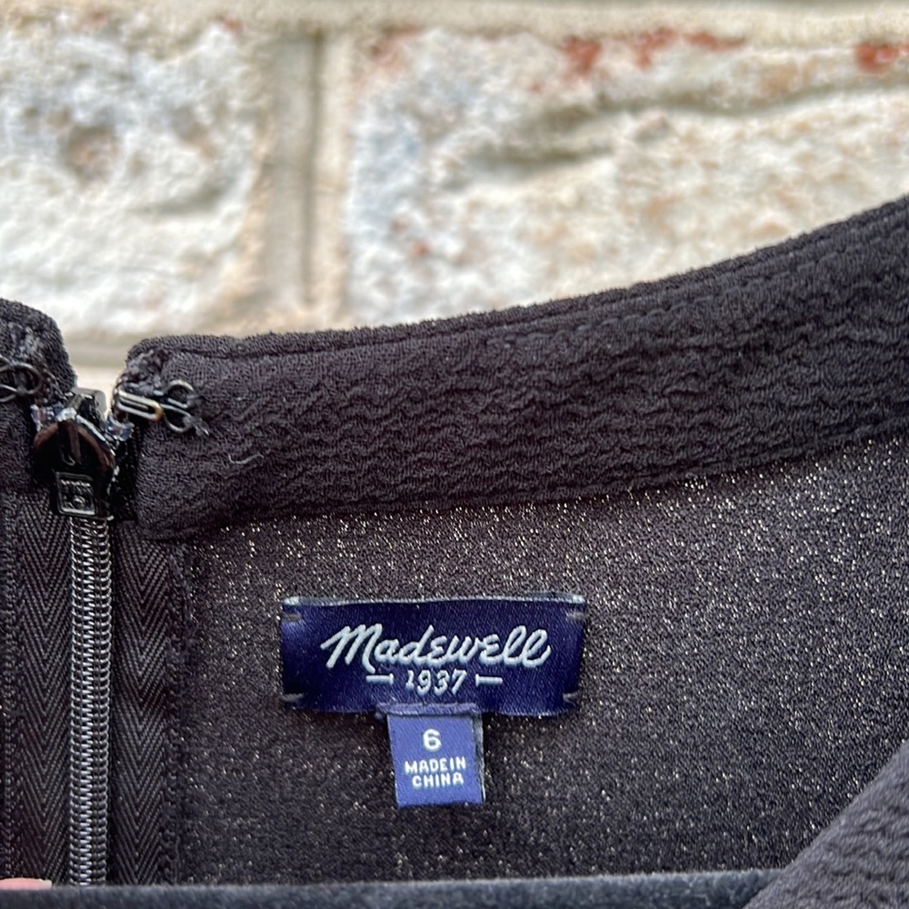 Madewell Black Crepe Sloan Jumpsuit 6 - Picture 7 of 13